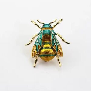 Enamel Bumblebee Brooches Women